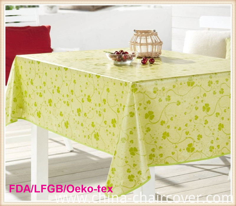 PVC Table Cloths with Nonwoven Backing Dining/Outdoor
